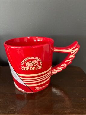 Cup of Joe Detroit Red Wings NHL 100th Anniversary Centennial Season Coffee Mug
